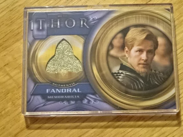 Thor Josh Dallas/Fandral Pieceworks Costume Card! Upper Deck Marvel Coa F-8