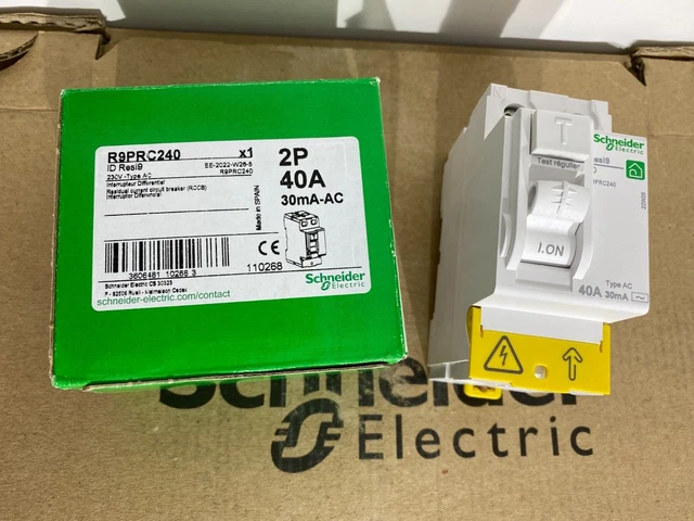 Interrupteur Différentiel Schneider ID Clic 2P 40A Classe AC 30mA - Réf 23246 - Occasion