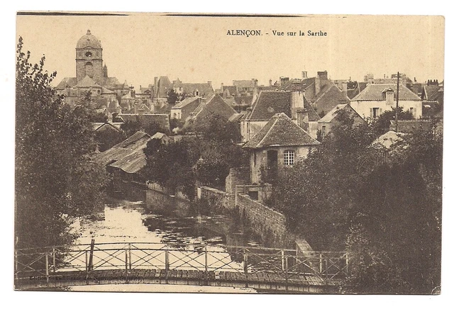 alençon , vue sur la sarthe -