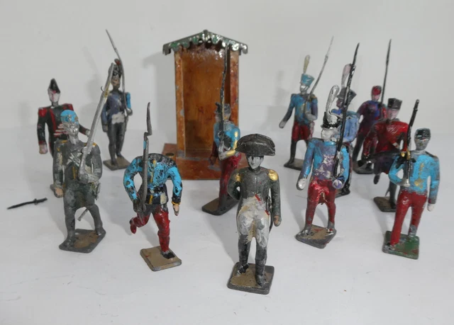 Lot de soldats de plomb Napoléon grande armée fantassins CBG Mignot ? 1940’s