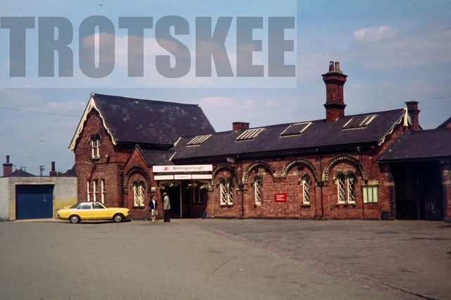 35mm Slide BR British Rail Scene View Wellingborough Station Exterior 1978 Orig