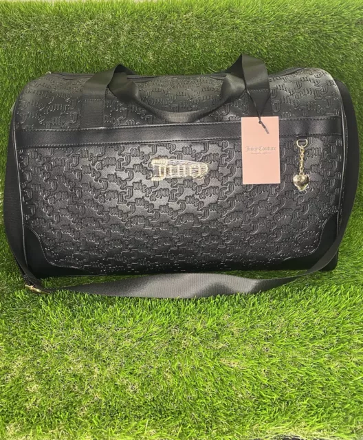 Juicy Couture GP 'Licorice' Weekender Duffle Bag New with tags