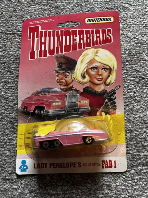 Thunderbirds Lady Penelope Matchbox Rolls Royce Fab 1
