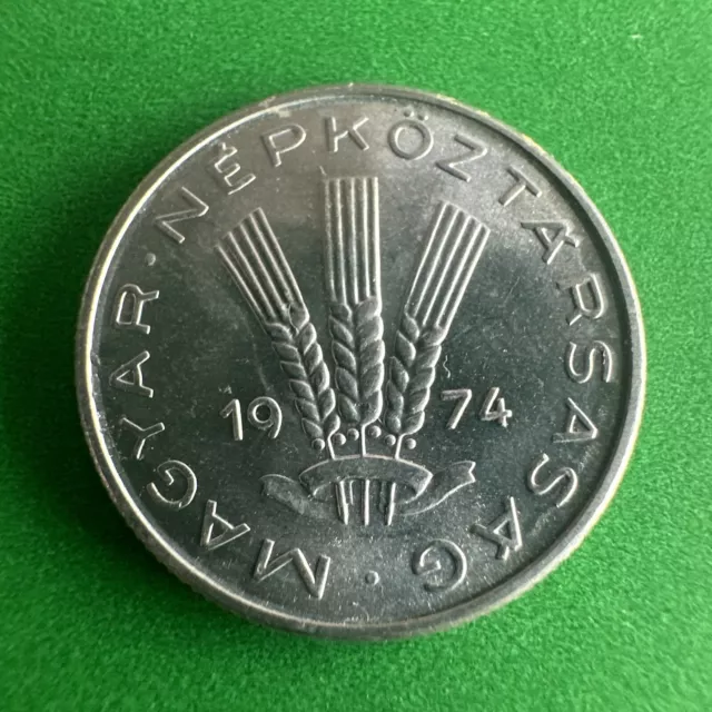 1974 Hungary 20 Filler Coin - Aluminum - Unc