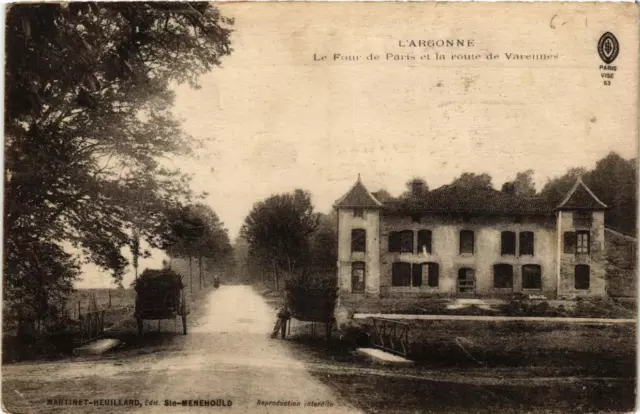 CPA L'ARGONNE Le Four de Paris et la route de VARENNES (616928)