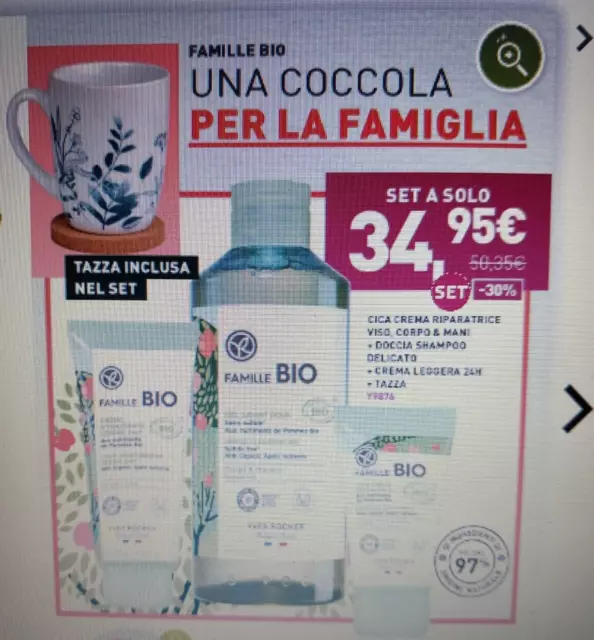 Yves Rocher Set FAMILLE BIO NUOVA FRAGRANZA