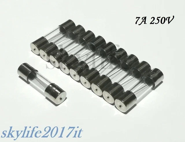 Trade Shop - Set 10pz Fusibili Bilama Maschi In Vetro Assortiti 12/32v - Foto 8