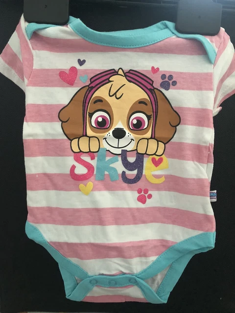 Girls Baby Grow Body Suit, 3-6 Months, 100% Cotton