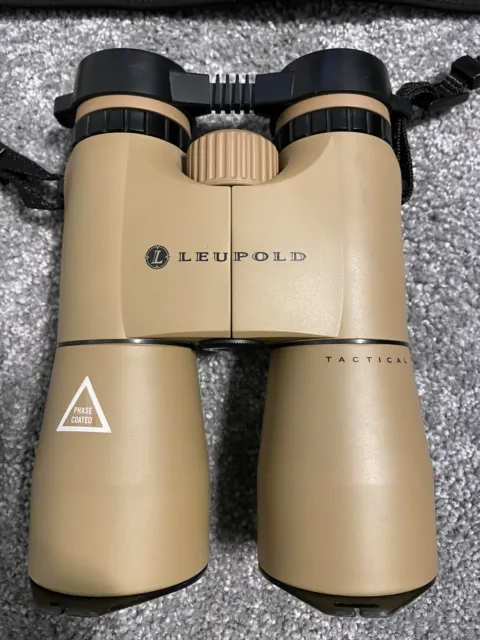 10x50mm Leupold Mark 4 Tactical Binocular, TMR Reticle, Coyote Brown , Sniper