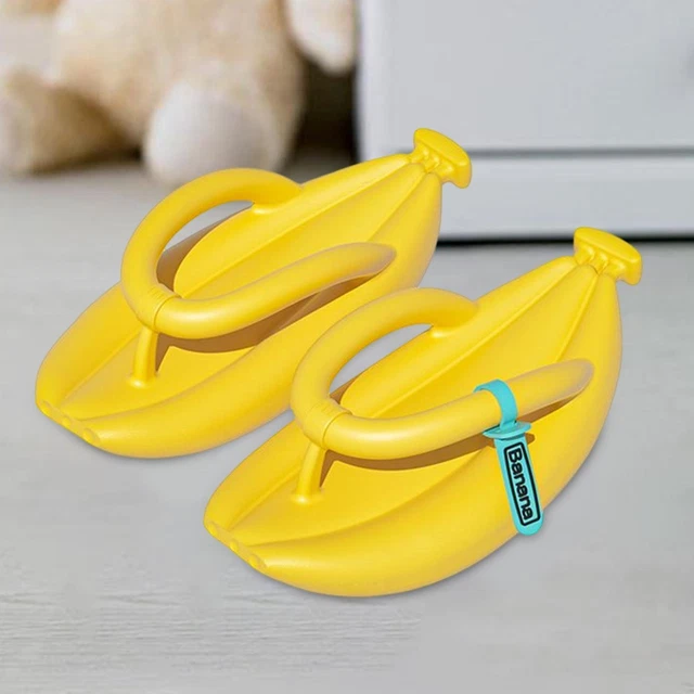 Ciabatte A Forma Di Banana - Pantofole In EVA Antiscivolo, Per Casa, Doccia, Piscina, Coppia, Giallo, Taglie Uomo/Donna