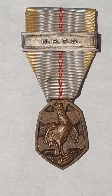 MEDAILLE BRONZE COMMEMORATIVE GUERRE.39/45.RUSSIE.FORCES ARMEES URSS