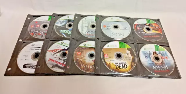 XBOX 360 Job Lot of over 30 Games, Age Rating 18+ Action Adventure, No Cases