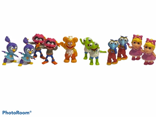 Disney Jr Muppet Babies Figures 12pc Lot Miss Piggy Kermit Summer Penguin Animal