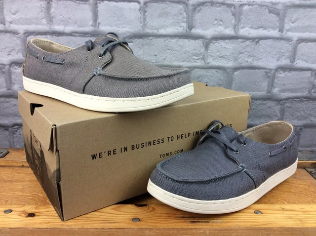 Toms canvas boat best sale shoes