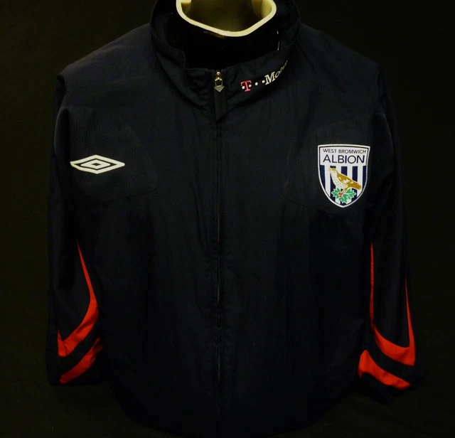 West Bromwich Albion Training 2007/2008 Jacke mit durchgehendem Reißverschluss Umbro WBA Größe L