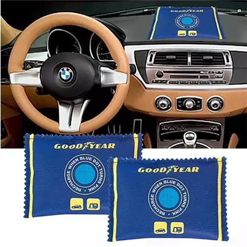 Goodyear 2 Pack Large Car Dehumidifier Bags | Reusable | Anti Mist Moisture Damp