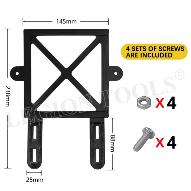 2X P L Plate Holder Red Green P L P Plate Frame 2Pcs Car Holder Screw Motorcycle 2