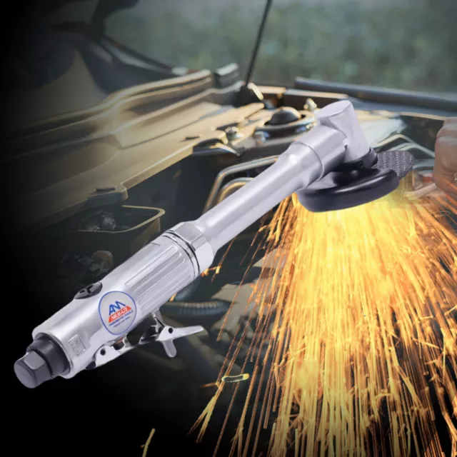 Pneumatic Long Handle Angle Grinder Cutting Machine Polishing Cutting Tool 90PSI