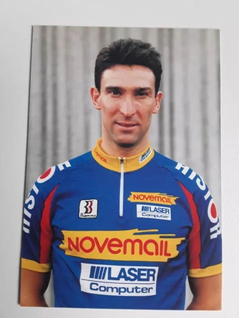 CYCLISME Carte cycliste GUY NULENS Équipe NOVEMAIL 1993 .