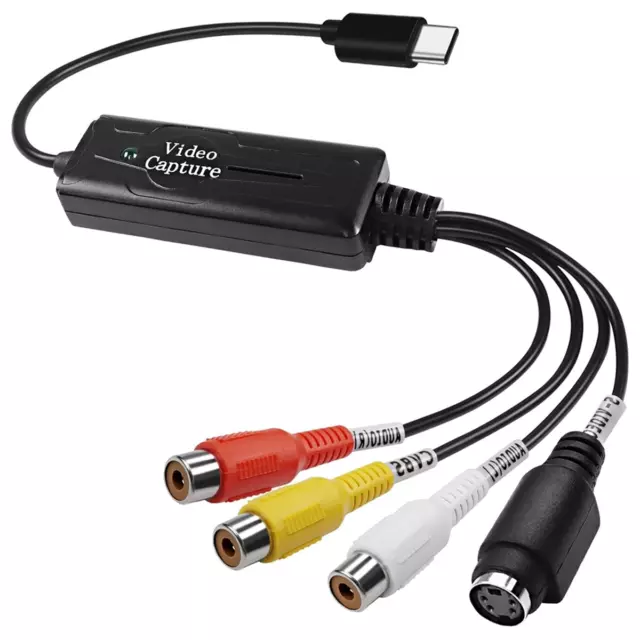 1 pz convertitore RCA AV a USB C adattatore scheda di acquisizione video 1 canale F7B22406