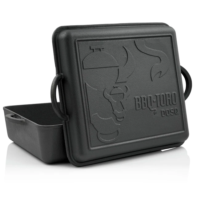 Dutch Oven Pan DOSQ, Gusseisen Kessel quadratisch Square Dutch *B-Ware*