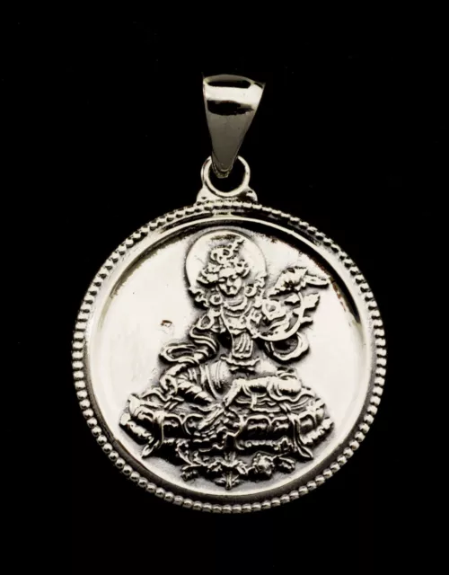 Anhänger Buddhistische - Grün Tara - Tara Grün -silber 925 - 9 Gramm - 25864