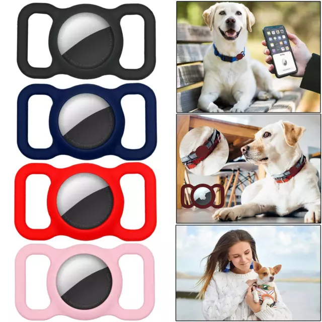 Airtag Tracker Protective Cover Dog Cat Collar Pet Case Silicone Apple Air Tag