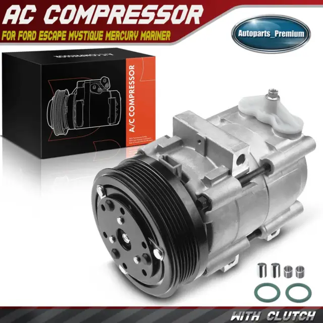 AC Compressor w/ Clutch for Ford Escape Mystique Mercury Mariner Mazda 2.5 3.0L