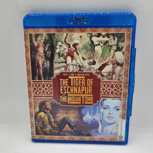 The Tiger of Eschnapur and The Indian Tomb (1959) [2 Discs Blu-ray] Like New