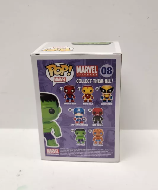 Item Funko Pop Marvel The Hulk #08 Marvel Universe Vinyl Bobb 2