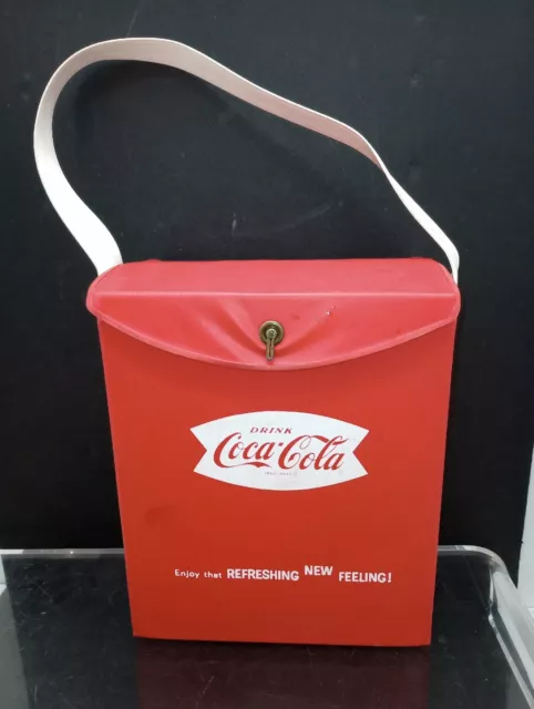 1950's, COCA-COLA, "Fish Tail Logo", 6-Pack Cooler HTF Excellent Condition