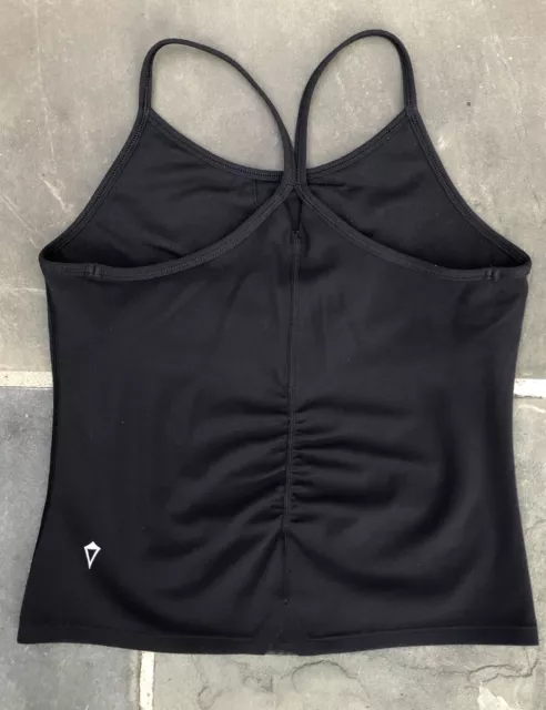 Ivivva by Lululemon Girls size 14 Tank Top Ruched Back and Built in Bra