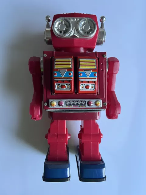 Horikawa Rotate O Matic Super Astronaut Robot Tin Rare Japanese Space Toy 30cm