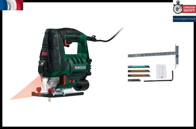 Scie Sauteuse Parkside PSTD 800 C3 – 800 W Avec Mouvement Pendulaire (Neuve)