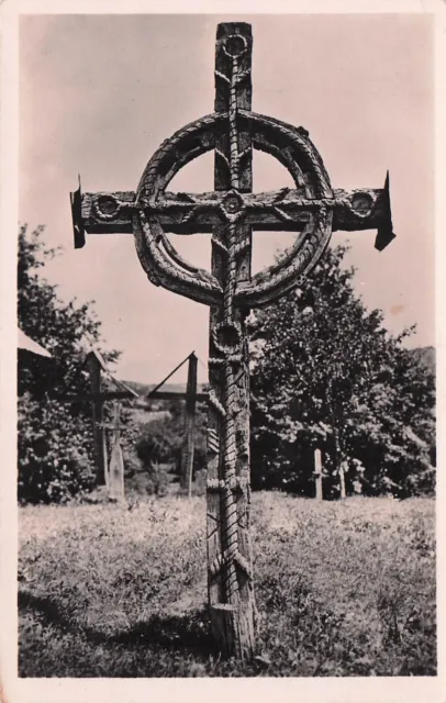 Antique postcard POSTCARD ROMANIA maramures votive cross