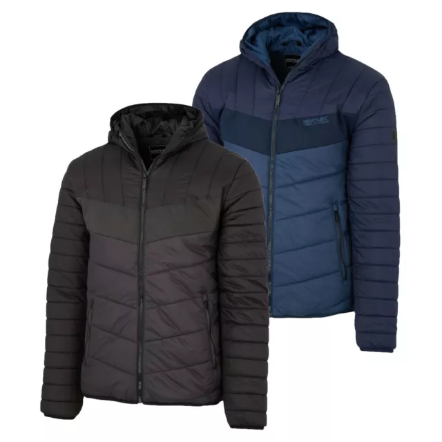 Regatta Frostblast Mens Hooded Padded Quilted Puffa Puffer Jacket Coat RRP £70
