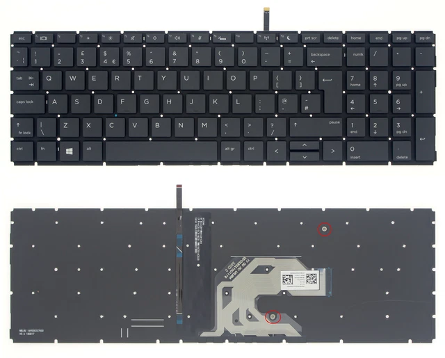 KEYBOARD FOR HP Probook 450 G6 455 G6 450 G7 455 G7 CA Backlit 47.93