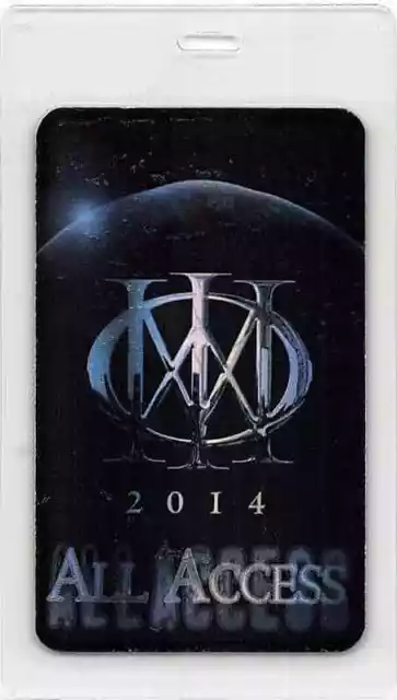 Dream Theater Backstage Pass 2014 Blue All Access Laminate Variant 2