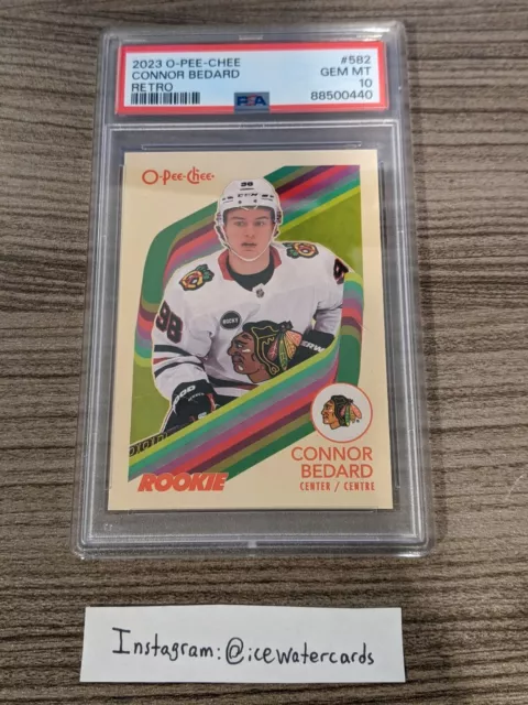 2023-24 UD OPC O Pee Chee Connor Bedard Retro RC Rookie PSA 10 Gem Mint