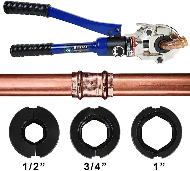 COPPER TUBE FITTINGS Hydraulic Pipe Crimping Tool Pipe Crimper Pressing