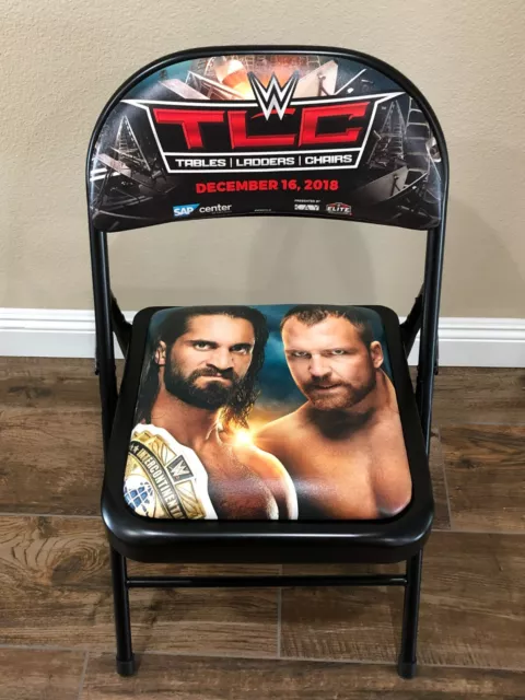 WWE Tables Ladders Chairs TLC 2018 Ringside Chair Man Cave Rollins / Ambrose