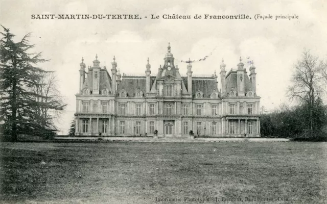 *35095 cpa 95 Saint Martin du Tertre - Château de Franconville