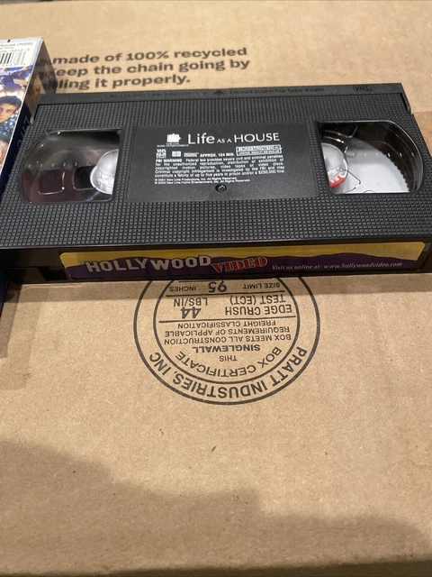 LIFE AS A House VHS Tape - Kevin Kline Hayden Christensen Jena Malone £