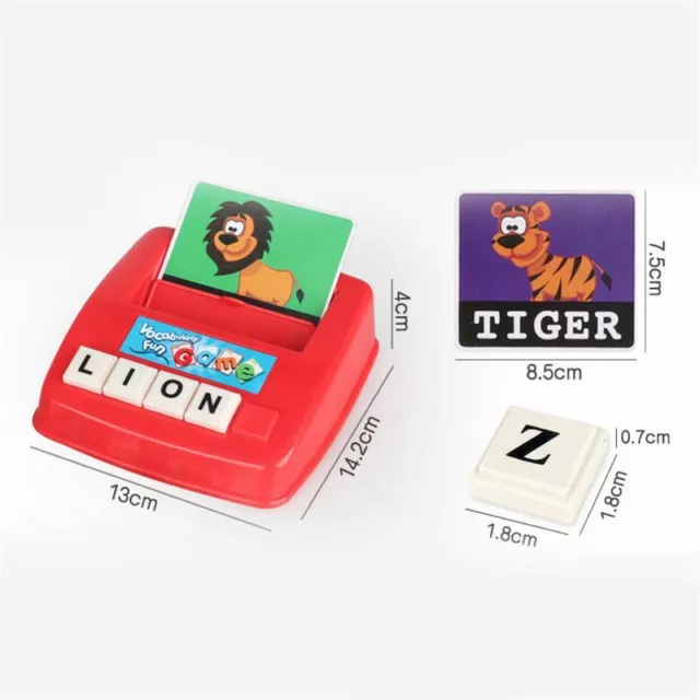 Early Learning Educational Toy English Spelling Alphabet Letter Game Gift 2