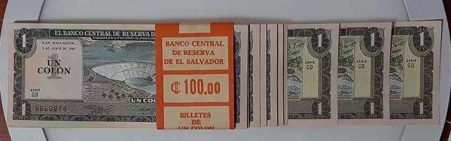 El Salvador Very Scarce 1982 Serie God (Gd)  (U Can Buy 1 Or +)