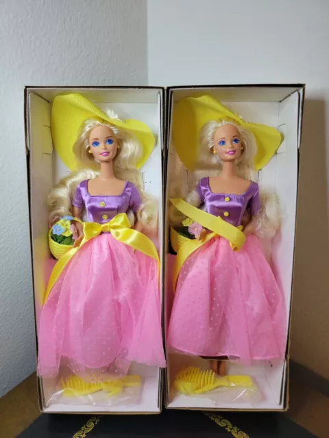 Vintage Spring Blossom Barbie Doll Avon Special Edition #15201 NRFB 1995 Mattel