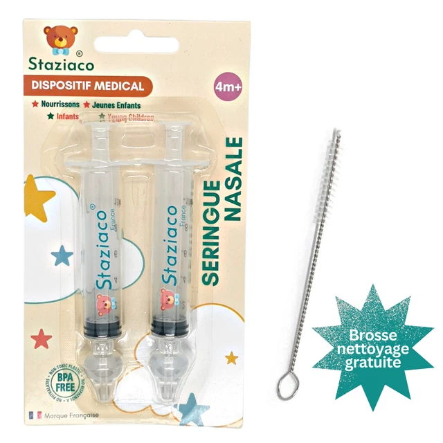 Mouche bébé seringue nasale 10ml ABBICARE™ sans BPA-CE