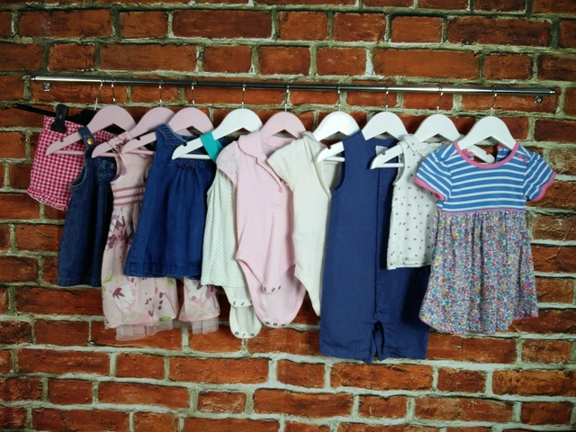 Baby Girls Bundle Age 6-9 Months Gap Zara M&S Etc Dresses Tops Romper Suits 74Cm