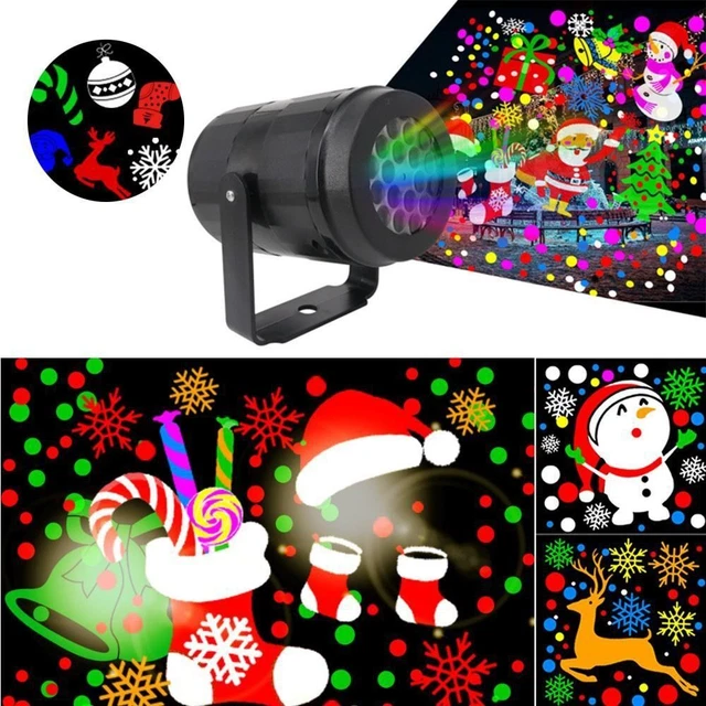 Weihnachts versorgung Projektions lampe Bewegende Landschaft LED-Laserlicht