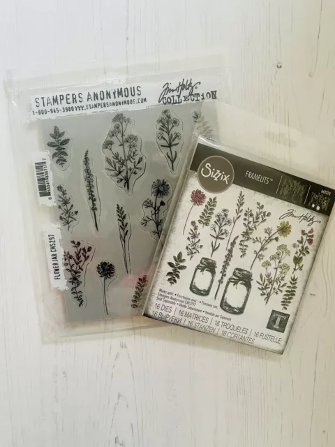 Tim Holtz Cling Rubber Stamps - Seasonal Scribbles CMS386